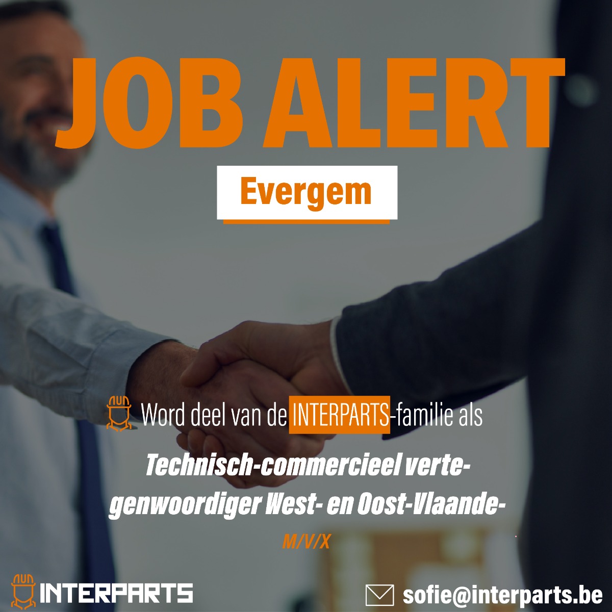 Technisch-commercieel vertegenwoordiger OOST- EN WEST-VLAANDEREN