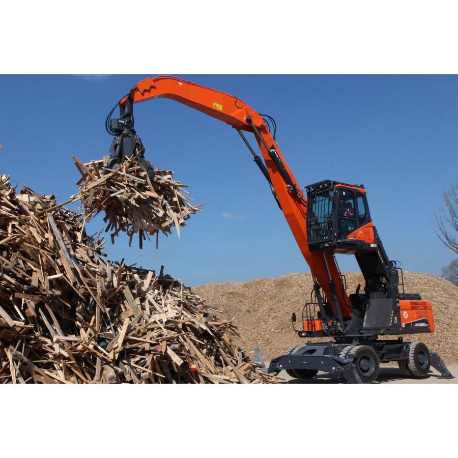 Pelle sur pneus Doosan occasion, pelle sur pneus Doosan à vendre | Maroc